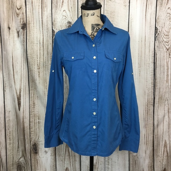 Converse Tops - Converse All Star Blue Western Shirt Medium